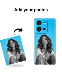 custom photo printed imported black soft cover for vivo V25 5G