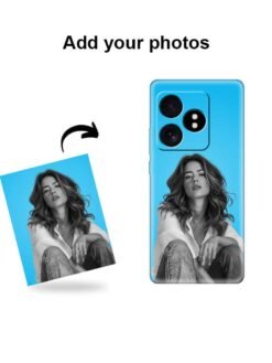 custom photo printed transparent soft cover for realme GT 6T (5G)