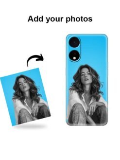 custom photo printed transparent soft cover for oppo A58 (5G)