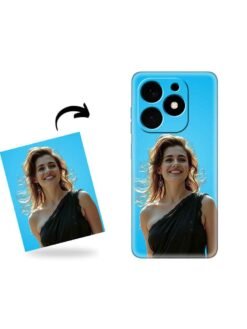 custom photo printed transparent soft cover for infinix hot 40i