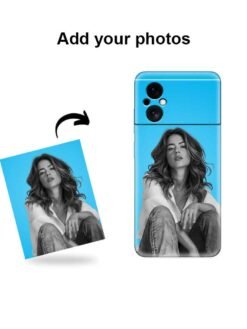 custom photo printed transparent soft cover for poco M5