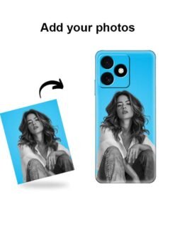 custom photo printed transparent soft cover for realme C51