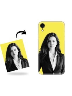 custom photo printed transparent soft cover for iphone XR