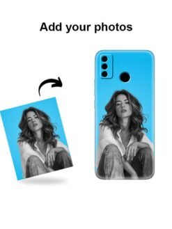 custom photo printed transparent soft cover for tecno spark 6 GO