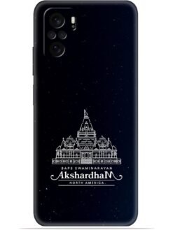 Akshardham design Soft Silicone Mobile Case for Xiaomi Redmi Note 10/10s