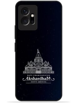 Akshardham design Glossy Metal TPU Phone Cover for Vivo T1 (5G)