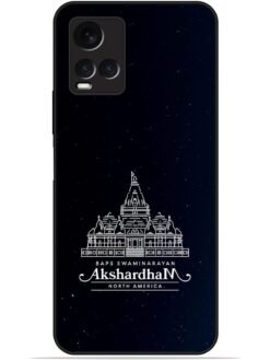 Akshardham design Glossy Metal TPU Phone Cover for Vivo Y21/Y21A/Y21G/Y21T/Y21E