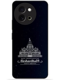 Akshardham design Glossy Metal TPU Phone Cover for Vivo Y58 (5G)