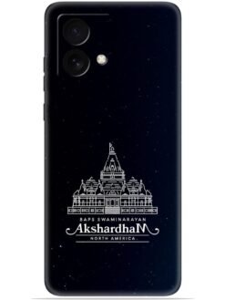 Akshardham design Soft Mobile Cover for Motorola Moto G84 (5G)