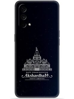 Akshardham design Soft Mobile Cover for Oneplus Nord Ce (5G)