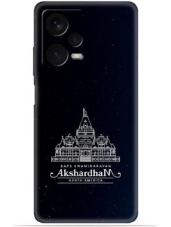 Akshardham design Soft Mobile Cover for Xiaomi Redmi Note 12 Pro (5G)