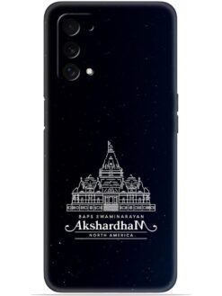 Akshardham design Soft Mobile Cover for Oppo A74 (5G)
