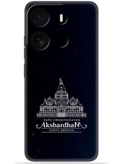 Akshardham design Soft Mobile Cover for Tecno Pop 7 Pro