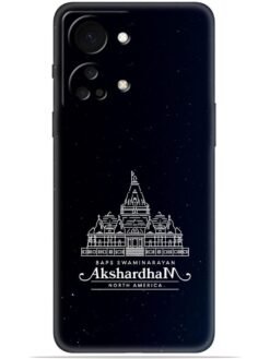 Akshardham design Soft Mobile Cover for Oneplus Nord 2T (5G)