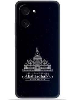 Akshardham design Soft Mobile Cover for Realme C33