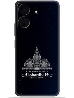 Akshardham design Soft Mobile Cover for Xiaomi Redmi 13C (4G)