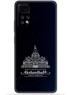 Akshardham design Soft Mobile Cover for Xiaomi Redmi Note 11