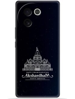 Akshardham design Soft Mobile Cover for Vivo V30E (5G)