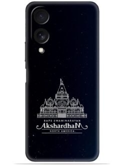 Akshardham design Soft Mobile Cover for Vivo Y17S