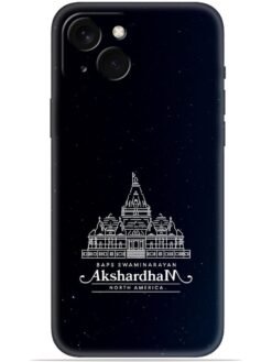 Akshardham design Soft Mobile Cover for Apple Iphone 14 Plus