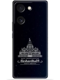 Akshardham design Soft Mobile Cover for Vivo Y300 Plus (5G)