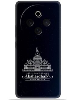 Akshardham design Soft Mobile Cover for Vivo T4 (5G)