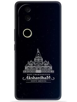 Akshardham design Soft Silicone Mobile Case for Vivo V50 (5G)
