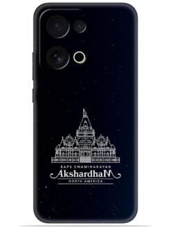 Akshardham design Soft Mobile Cover for Oppo Reno 13 (5G)