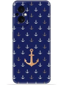 Anchor pattern Soft Silicone Mobile Case for Poco M4 (5G)