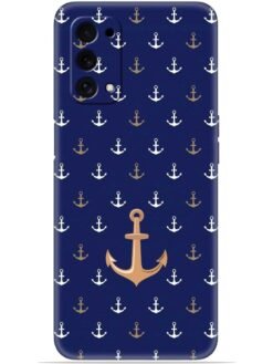 Anchor pattern Soft Mobile Cover for Oppo A74 (5G)