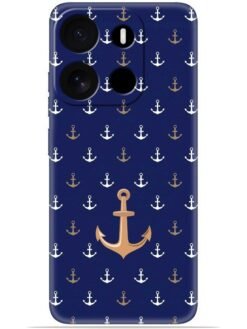 Anchor pattern Soft Mobile Cover for Tecno Pop 7 Pro