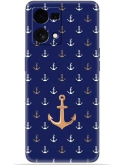 Anchor pattern Soft Mobile Cover for Oppo F21S Pro (4G)