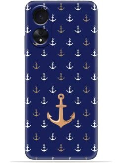 Anchor pattern Soft Silicone Mobile Case for Oppo A17
