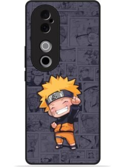 Anime cartoon naruto Glossy Metal TPU Phone Cover for Vivo V40 (5G)