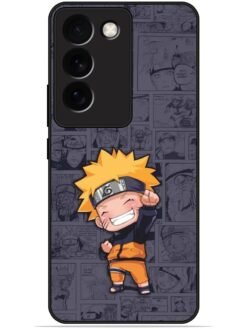 Anime cartoon naruto Glossy Metal TPU Phone Cover for Vivo T3 (5G)