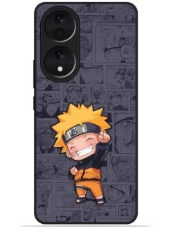 Anime cartoon naruto Glossy Metal TPU Phone Cover for Vivo Y100 (5G)/Y100A (5G)