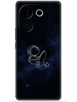 Astronaut design Soft Silicone Mobile Case for Vivo T3 Pro (5G)