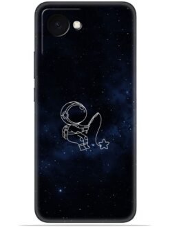 Astronaut design Soft Silicone Mobile Case for Realme C30/C30S