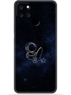 Astronaut design Soft Silicone Mobile Case for Realme C21Y