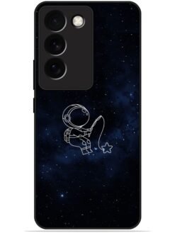 Astronaut design Glossy Metal TPU Phone Cover for Vivo T3 (5G)