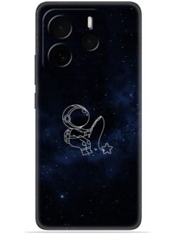 Astronaut design Soft Mobile Cover for Xiaomi Redmi Note 14 (5G)