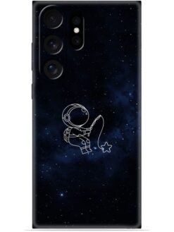 Astronaut design Soft Mobile Cover for Samsung Galaxy S23 Ultra