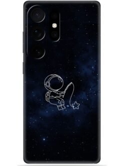 Astronaut design Soft Mobile Cover for Samsung Galaxy S25 Ultra