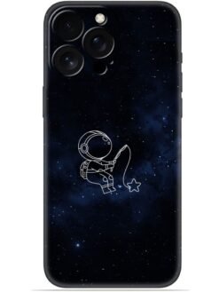 Astronaut design Soft Mobile Cover for Apple Iphone 15 Pro Max