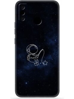 Astronaut design Soft Mobile Cover for Tecno Spark 6 Go