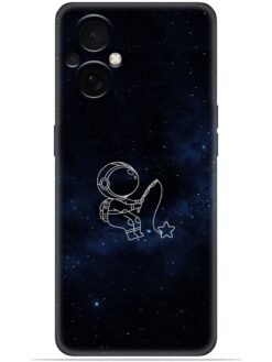 Astronaut design Soft Mobile Cover for Oppo F21 Pro (5G)