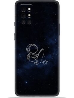 Astronaut design Soft Mobile Cover for Oneplus 8T (5G)