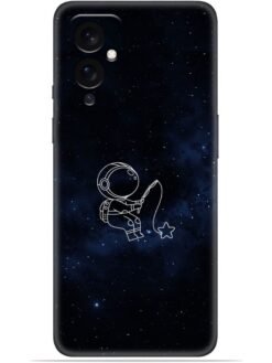 Astronaut design Soft Mobile Cover for Oneplus 9 (5G)