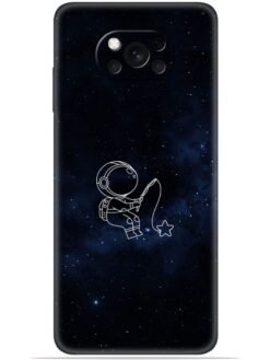 Astronaut design Soft Mobile Cover for Poco X3