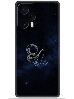 Astronaut design Soft Mobile Cover for Poco F5 (5G)